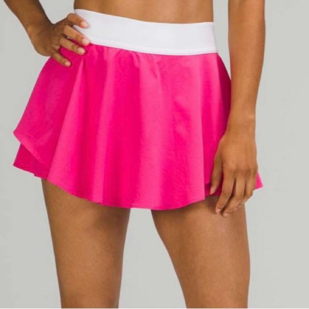 Lululemon Sonic Pink Court Rival Skirt